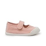 Pisamonas Merceditas Puntera Barefoot Lona Lavada Talla 22 Color Maquillaje