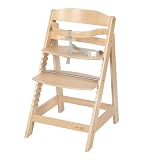 roba Trona Evolutiva de Madera Sit Up III - Altura Ajustable - de 6 Meses - Soporta 50 kg - Silla de Bebé Resistente con Barra de Seguridad
