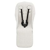JYOKO Kids Colchoneta para Silla de Paseo Compatible con Uppababy Vista y Cruz Elaborado en algodón (Picnic Vichy)