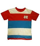 Newness Camisetas de Manga Corta niño Rojo Azul (4) | Material transpirable