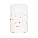 Miniland Termo Bebé para Comidas 600ml, +12h Frío y Calor | Valencia | Contenedor de Acero Inoxidable y Aislamiento de Doble Pared, Cierre Hermético para Papillas, Pure y Comidas Fuera de Casa