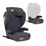 MS BabyWorld – BETA y ALPHA – Silla de coche Isofix Grupo 2/3 y alzador convertible | I-Size R129 | Universal | 15-36 kg | 100-150 cm | Cinturón de seguridad | Para bebés y niños (Alpha/Gris Oscuro)