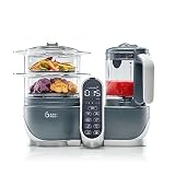 Babymoov Nutribaby+ Robot de cocina bebé 6 en 1, Gris