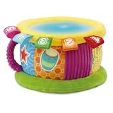 VTech-Baby Tambor Luces mágicas (bilingüe), Juguete para bebés +6 Meses | Certificado CE + EN71, Bilingüe español-inglés, +100 canciones y melodías 17 x 17 x 10.3 cm, 2 pilas AA, versión ESP