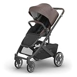 UPPAbaby Cruz V3 - Cochecito desde el nacimiento + compatible con asiento de coche - Tamaño completo, asiento reversible - Inserto infantil, protección contra insectos y lluvia incluidos, Owen (moca