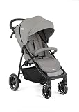 Sillas de paseo marca Joie. Modelo Buggy & Sportwagen Litetrax bis 22 kg belastbar mit Schieber-Ablagefach & Regenschutz - Pebble