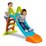 FEBER Tobogán Slide Plus con Agua, Versión Actual | Hueco para Poner la Manguera, Escaleras Antideslizantes, Resistencia y Fácil Montaje, De 2 a 7 Años, Famosa (FEL08000)