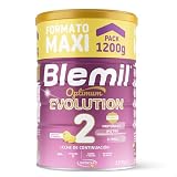 Blemil 2 Optimum Evolution | 1200g | Leche de Continuación Desde 6 Meses | Leche en Polvo para Bebé, Formato Ahorro