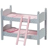 Litera de muñeca con Accesorios Juguete de Madera Olivias World TD-0095AG | Muebles para muñecas, Juego de rol