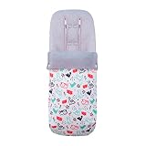 JYOKO KIDS Saco Gemelar, Babyzen YoYo compatible con Bugaboo Donkey (ALGODON, DINO PARTY)