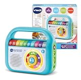 VTech-Baby Reproductor Musical Graba Canta y Baila, Juguete niños +1.5 años | Certificado CE + EN71, Radio Infantil con Bluetooth, Grabadora, 14.8 x 17.5 x 6 cm, 4 pilas AA, versión ESP
