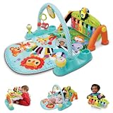 VTech-Baby Mantita y Gimnasio Pataditas Musicales 5 en 1 | Gimnasio evolutivo para bebés +0 meses, 5 formas de juego, Versión ESP