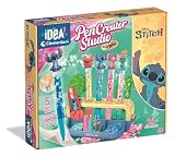Clementoni - Idea - Laboratorio de Bolígrafos Disney Stitch - Kit Creativo con 5 Plumas y 25+ Accesorios, 6+ años, Desarrollo Creatividad y Manualidad, 28,9x5,4x24,9 cm, 18203