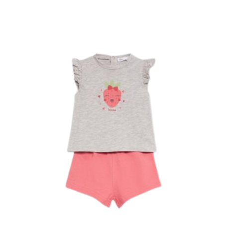 Conjunto Camiseta y Pantalón Corto Niña - Imagen 3