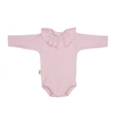 Body con volante Babidú color maquillaje para bebé