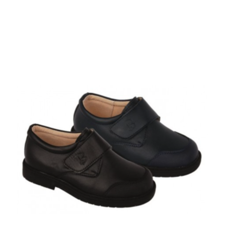 Zapato colegial niña con cierre de velcro y puntera reforzada – Bubble Kids