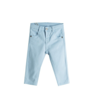 Pantalón tipo jean para bebé, color azul claro – Babyzone