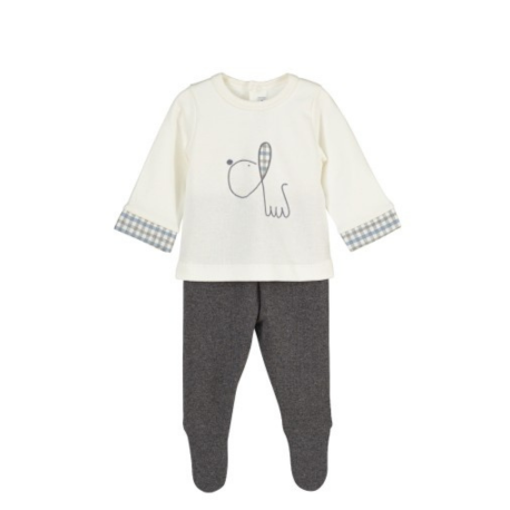 Conjunto polaina Perrito para bebé, con diseño tierno y cómodo.