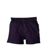 Pantalón corto básico para bebé, cómodo y versátil en color oscuro.