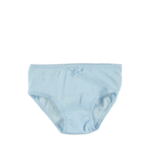 Braguita de niña con volante de punto, color azul – Babidu