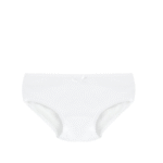Braguita de niña calado con picas, color blanco