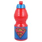 Botella Sport 400 ml Superman Symbol para niños, diseño de Superman.