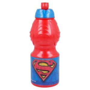 Botella Sport 400 ml Superman Symbol para niños, diseño de Superman.