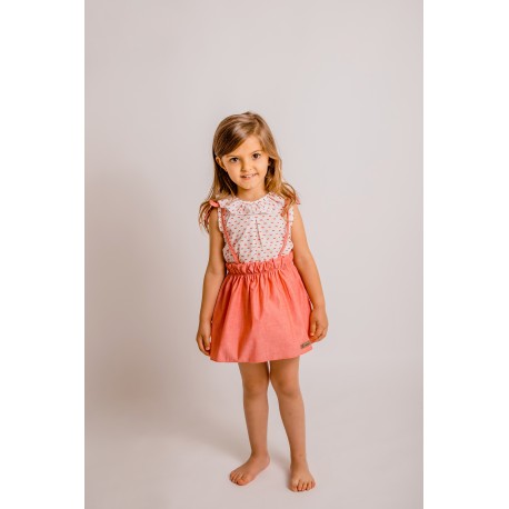 Camisa plumeti sin mangas de Calamaro Baby, ligera y fresca para tu bebé.