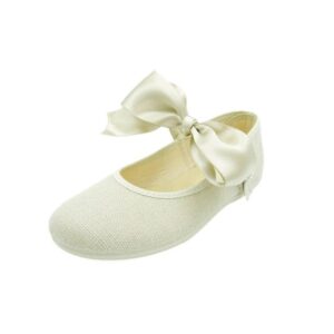 Mercedita ceremonia lino con lazo tipo niña