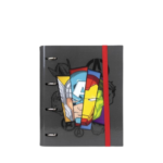 Carpeta Escolar Avengers Disney Baby, carpeta con diseño de superhéroes de los Avengers, perfecta para organizar materiales escolares.