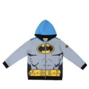 Sudadera con Capucha Algodón Brushed Batman Disney Baby, diseño de superhéroe, ideal para pequeños fanáticos de Batman.