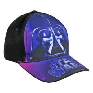 Gorra Star Wars con diseño de Darth Vader y Stormtrooper, de Disney Baby. Color Negro.