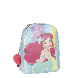 Mochila casual fantasía Princess: La Sirenita Disney Baby, con un diseño brillante de Ariel y un mensaje inspirador.
