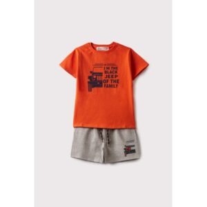 Conjunto corto sport niño, camiseta y pantalón corto de la marca Street Monkey.