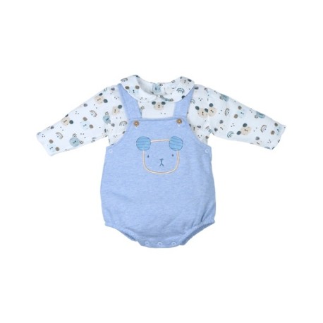 Conjunto 2 piezas peto corto bebé Dogs-Tony Bambino