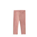 Leggings largos básicos para bebé niña de Street Monkey, en color burdeos, cómodos y versátiles para el día a día.
