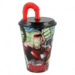 Vaso Caña Easy 430 ml Avengers Gallery para niños, diseño exclusivo de los Avengers.