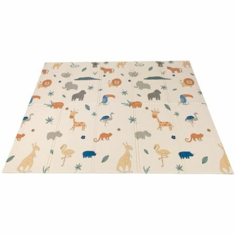 Alfombra de juego Nuby Polietileno Safari 200 x 150 x 1 cm