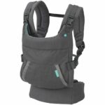 Mochila portabebé Infantino Cuddle Up Bear gris ergonómica para bebé desde 0 meses