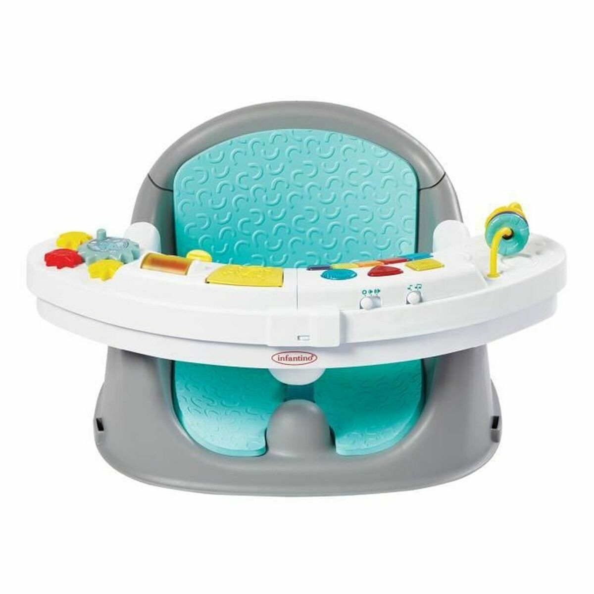 Elevador Infantino 203038-02 para bebés, asiento fácil de limpiar