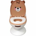 Orinal Bambisol Oso con diseño de oso, recomendado para niños a partir de 6 meses.