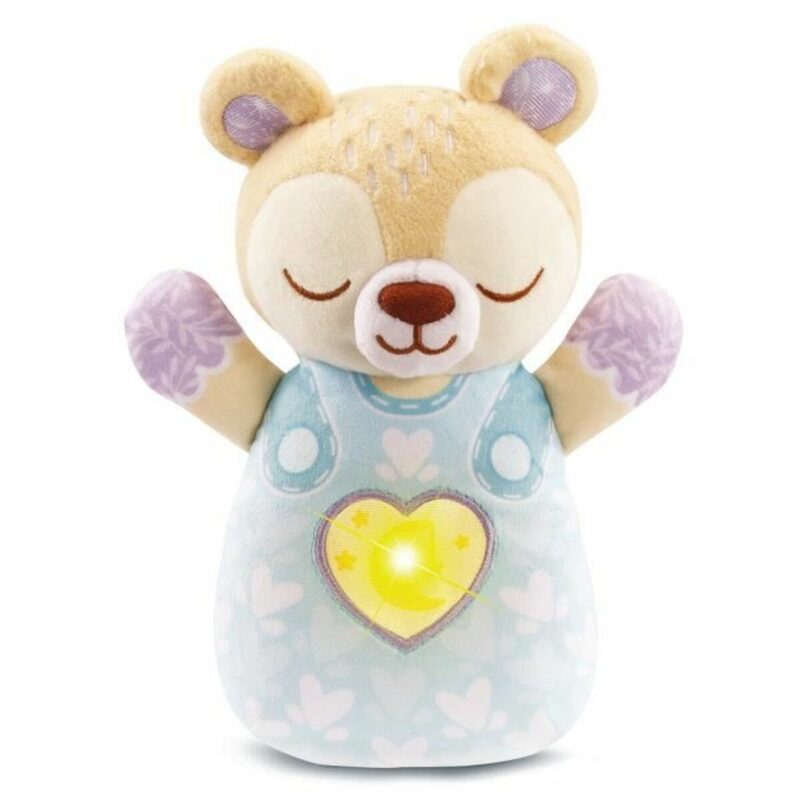 Peluche con Sonido Vtech Baby MON OURSON LUMI DODO azul