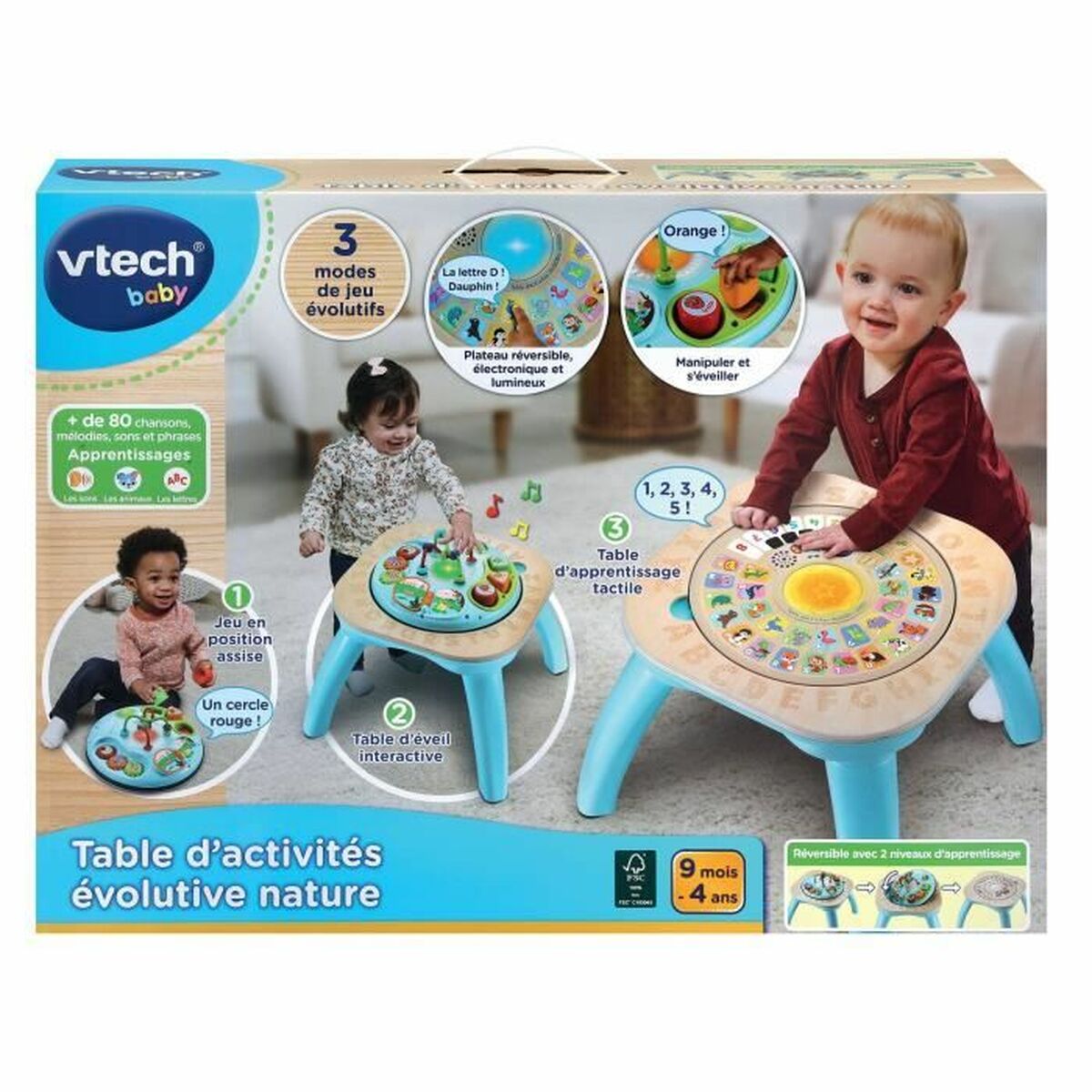 Centro de actividades Vtech Baby Francés mesa interactiva