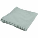 Muselina Domiva color celadon de algodón suave tamaño 100 x 100 cm.