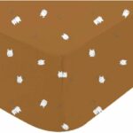 Sábana Domiva BOUBOU ajustable con estampado bonito y material suave para el bebé.