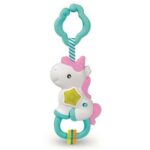 Sonajero Musical Magic Unicorn de Clementoni con asas y colores pastel.