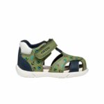 Chanclas para niños Geox Multy oliva sandalias infantiles cómodas
