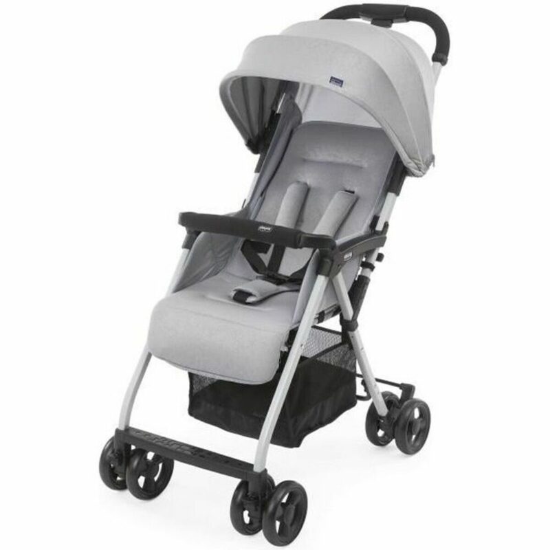 Carro de Paseo para Bebé Chicco Stroller Ohlala 3 Gris, plegable y con respaldo ajustable.