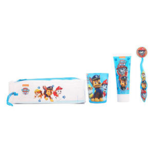Set de Cuidado Bucal Infantil The Paw Patrol Disney, cepillo de dientes y pasta dental para niños.