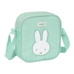 Bolso Bandolera Miffy Menta 16 x 18 x 4 cm, bolso ecológico y funcional para niños